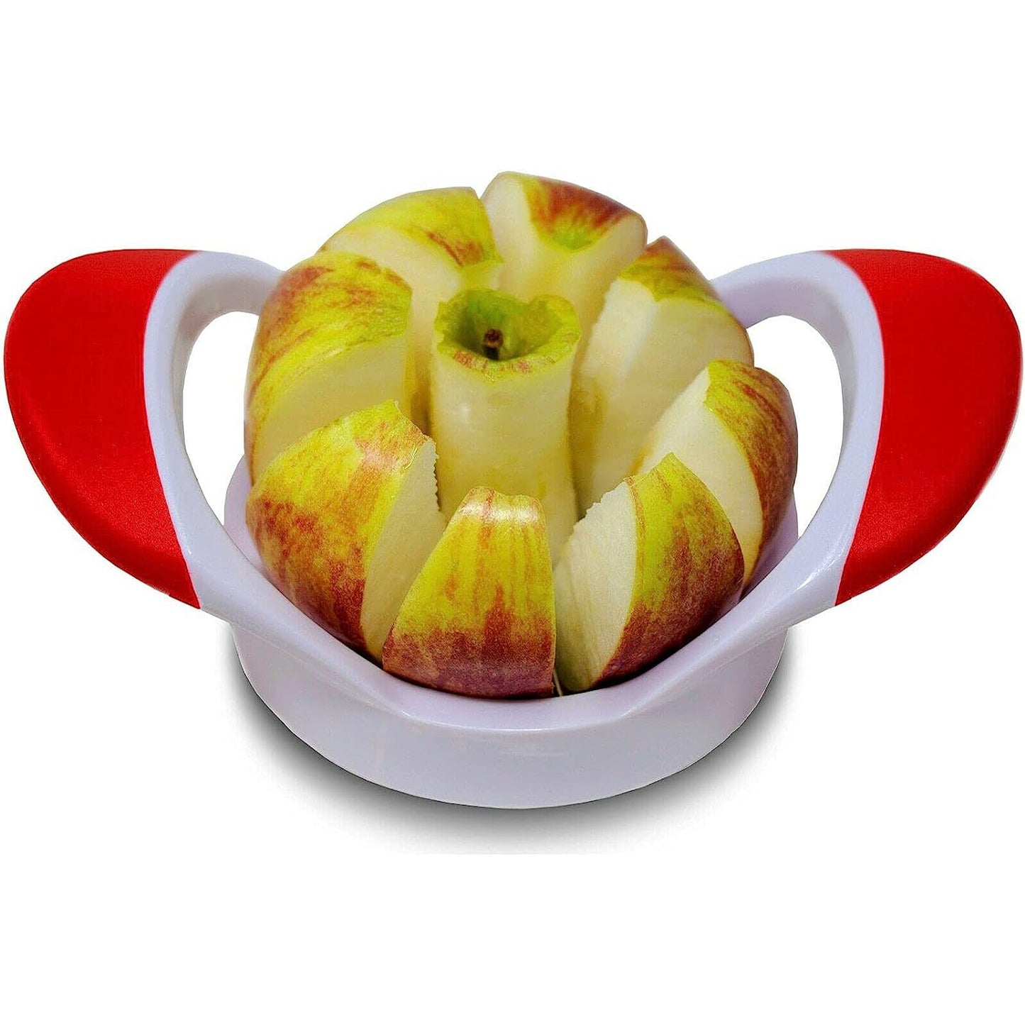 Premium Stainless Steel Apple Slicer, Corer and Divider, Easy to Use Kitchen Gadget