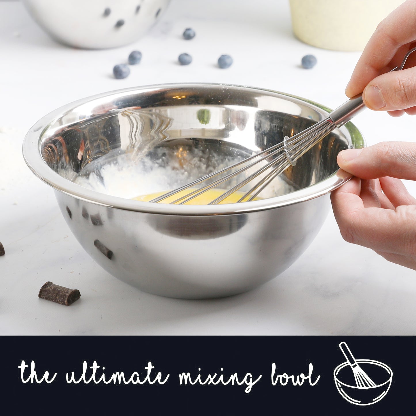 Heavy Duty Meal Prep Stainless Steel Mixing Bowls Set
